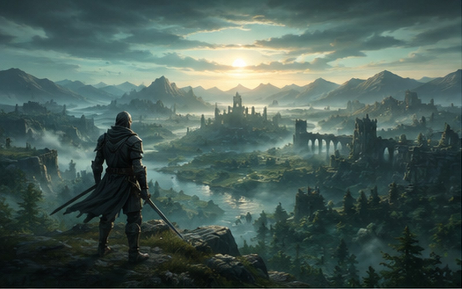 Key art for Verdant Requiem, a RPG game